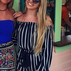 Off the shoulder romper